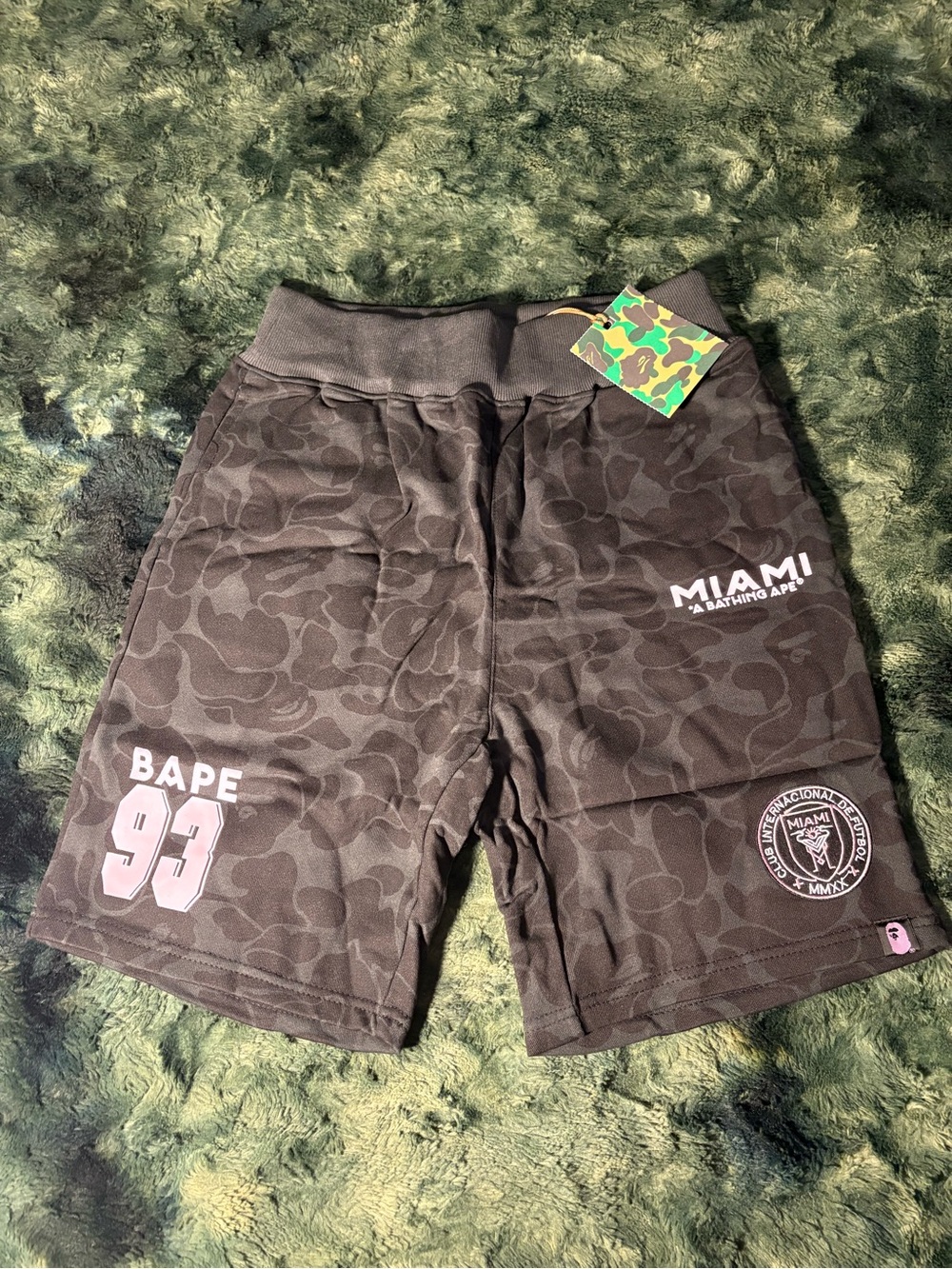 Bape Men's Miami Camo Shorts - Dark Brown
